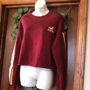 Hollister cropped super soft sweat